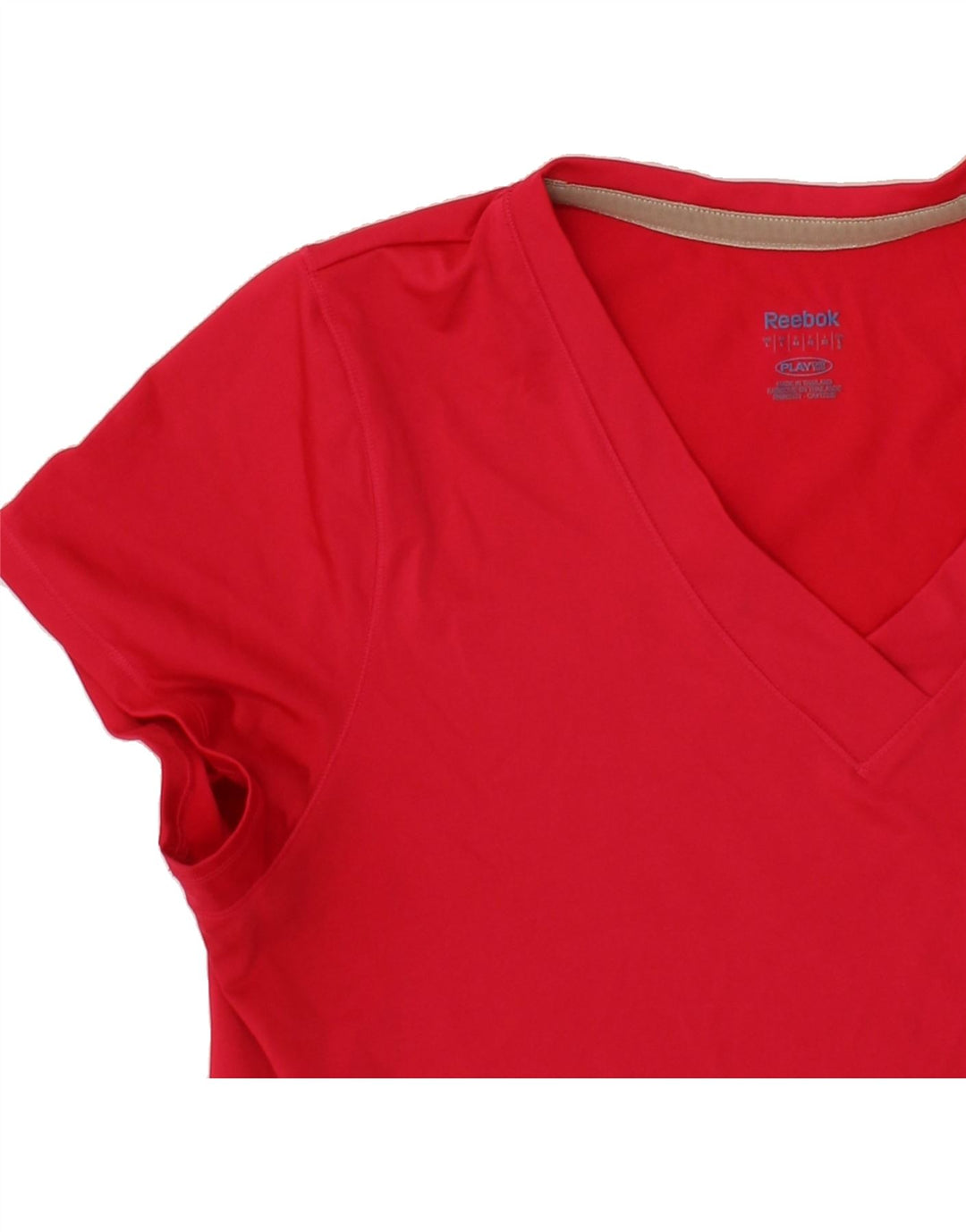 REEBOK Womens T-Shirt Top UK 16 Large Pink Polyester Vintage Reebok and Second-Hand Reebok from Messina Hembry 