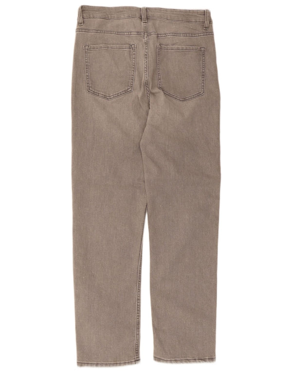 Blugi drepti pentru femei Marks & Spencer The Sienna UK 12 Medium W30 L27 Gri