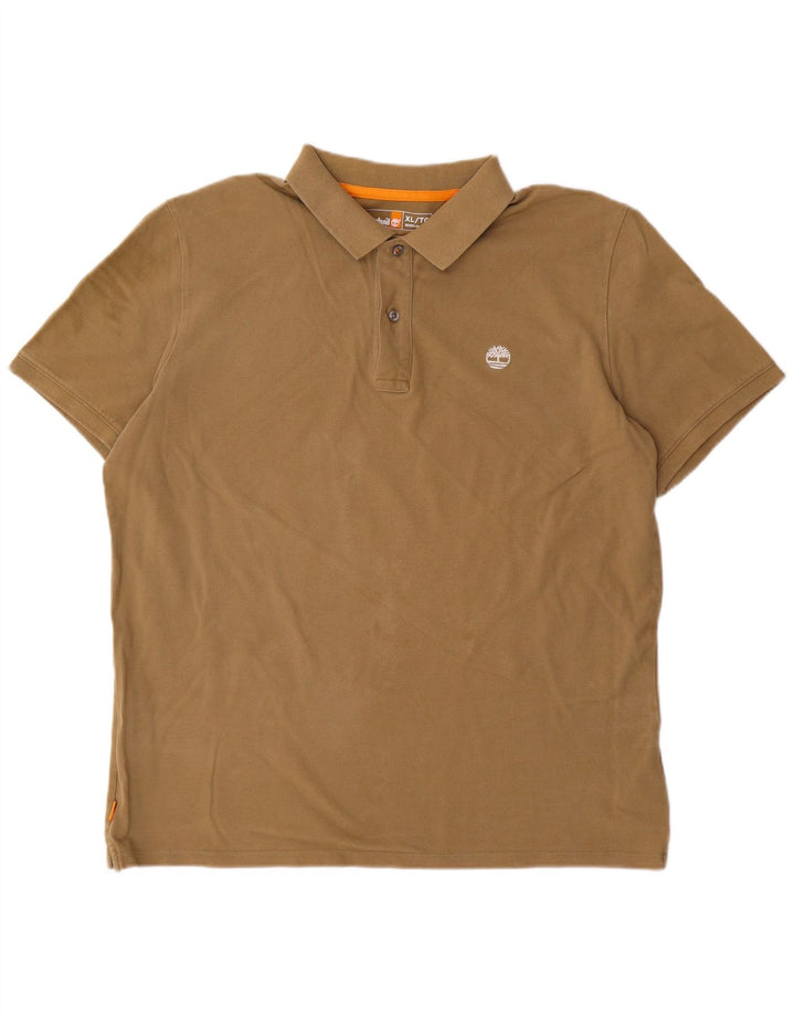 Tricou polo Timberland pentru bărbați, cu croială regulată, XL, bej