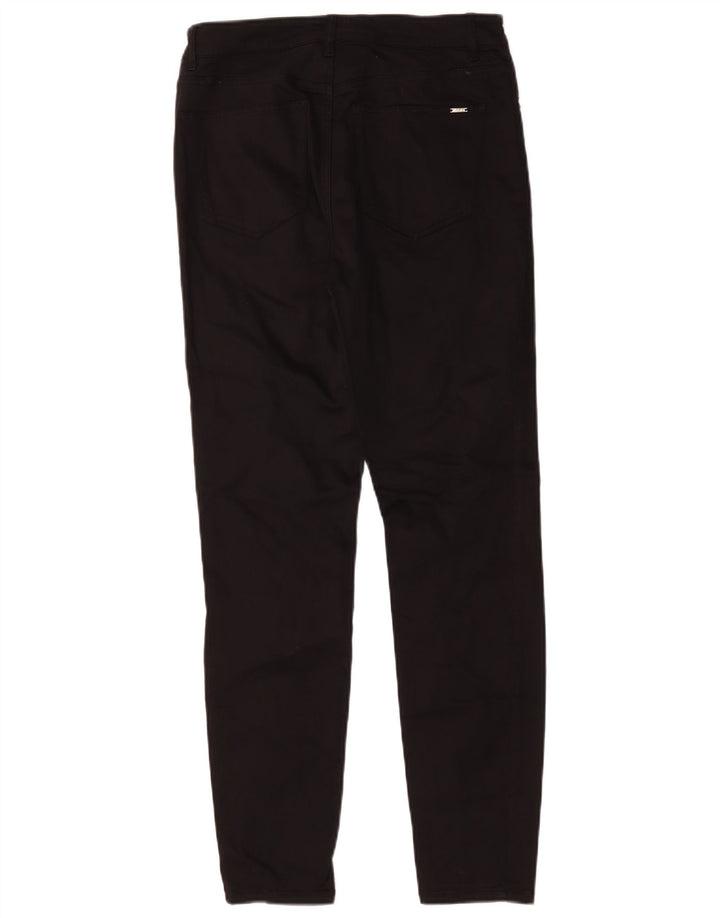 Massimo Dutti Blugi subțiri cu talie înaltă pentru femei EU 40 Medium W30 L30 Negri