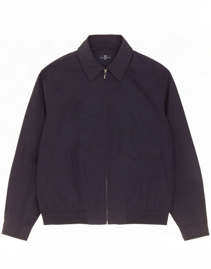 Marks & Spencer pentru bărbați Blue Harbour Bomber Jacket UK 40 Poliester mare bleumarin
