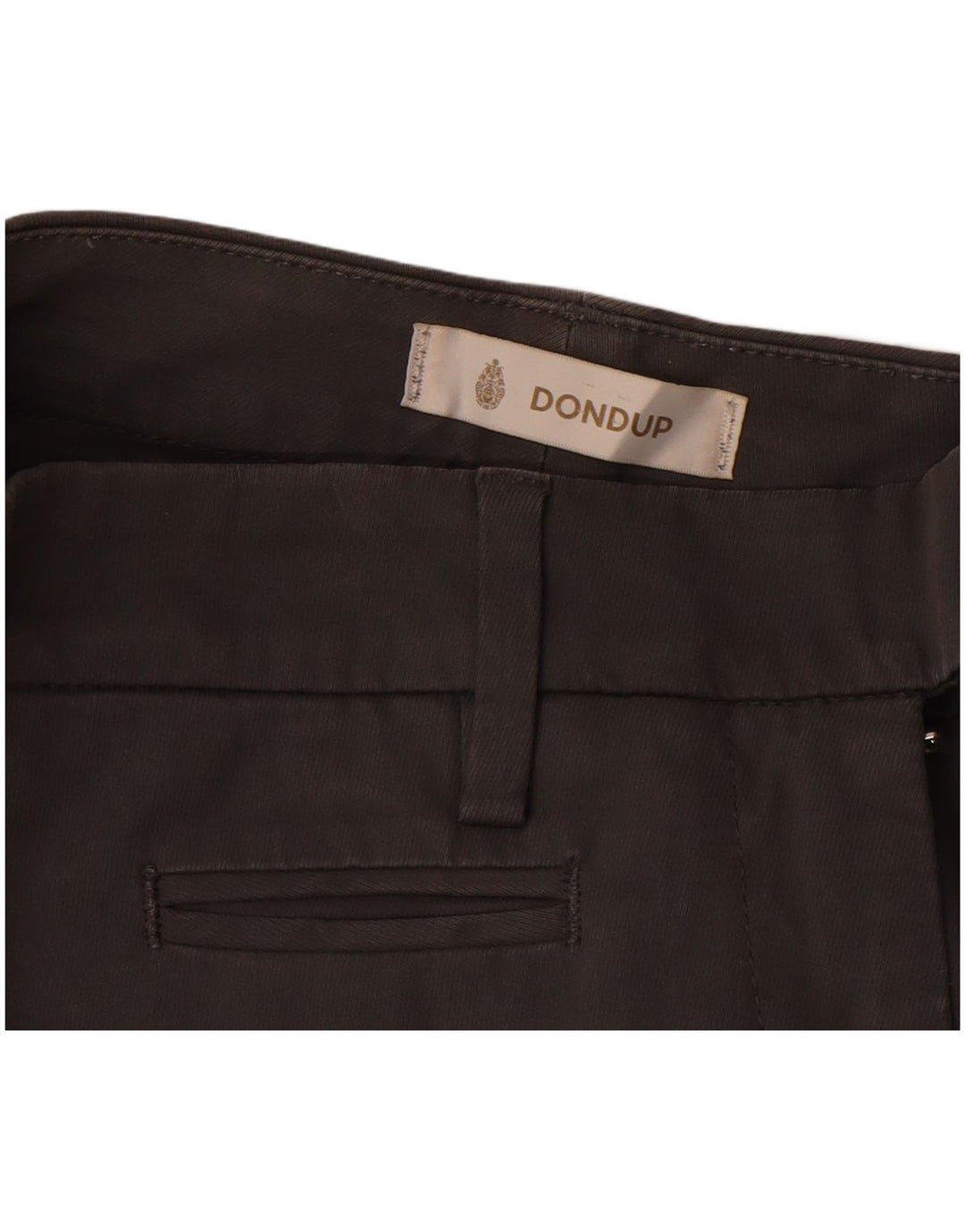 DONDUP Pantaloni chino pentru femei Slim Fit W28 L28 bumbac gri