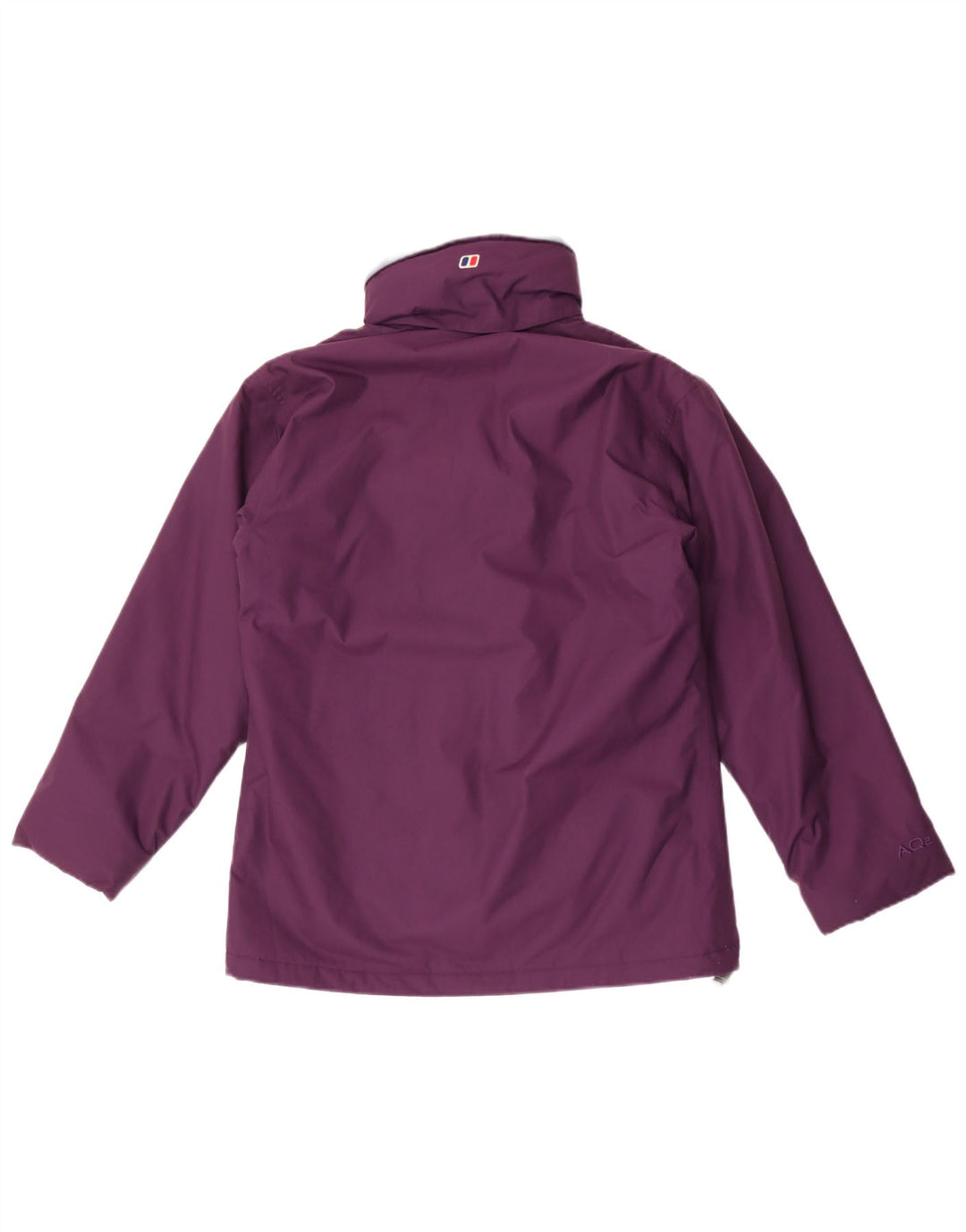 Jachetă de vânt supradimensionată cu glugă pentru femei Berghaus UK 10 Mic violet