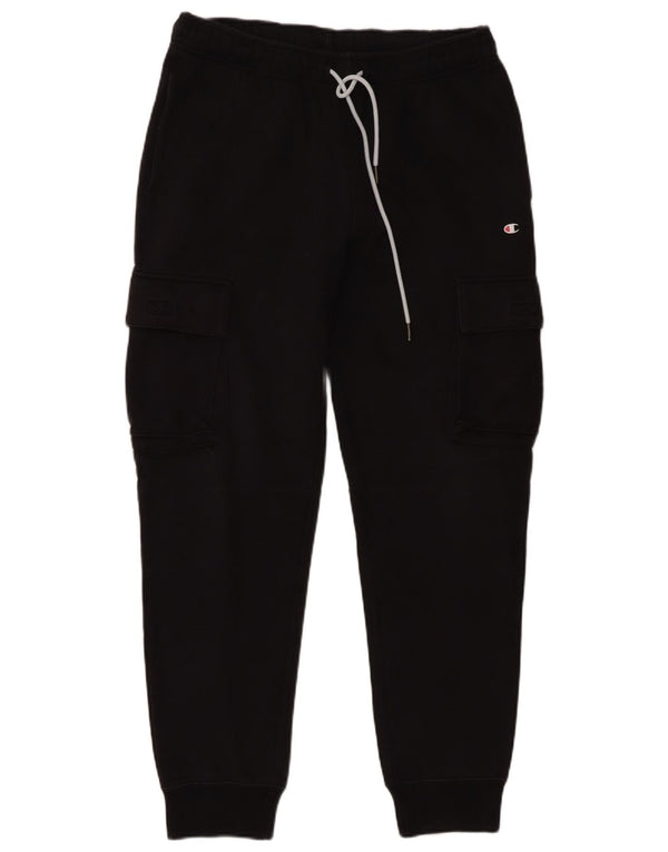 Pantaloni de trening pentru bărbați Champion Pantaloni de jogging, mari, negru, bumbac