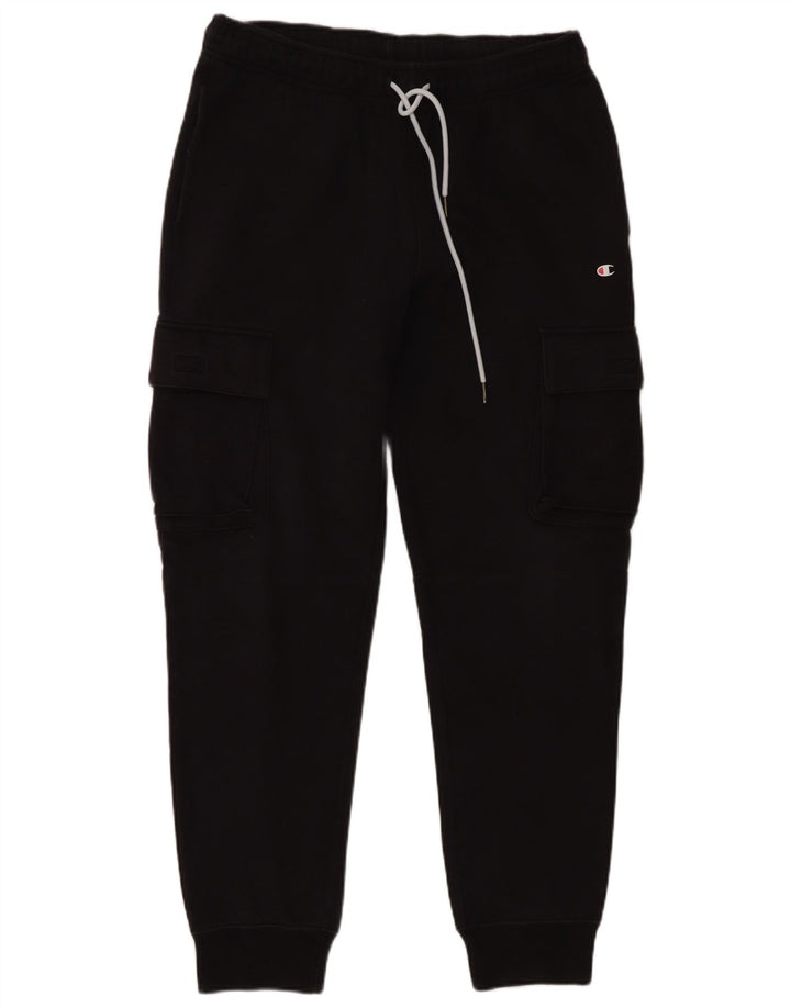 Pantaloni de trening pentru bărbați Champion Pantaloni de jogging, mari, negru, bumbac