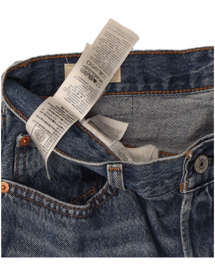 Blugi drepti pentru femei Levi's L27 L30 Bumbac albastru anii 90