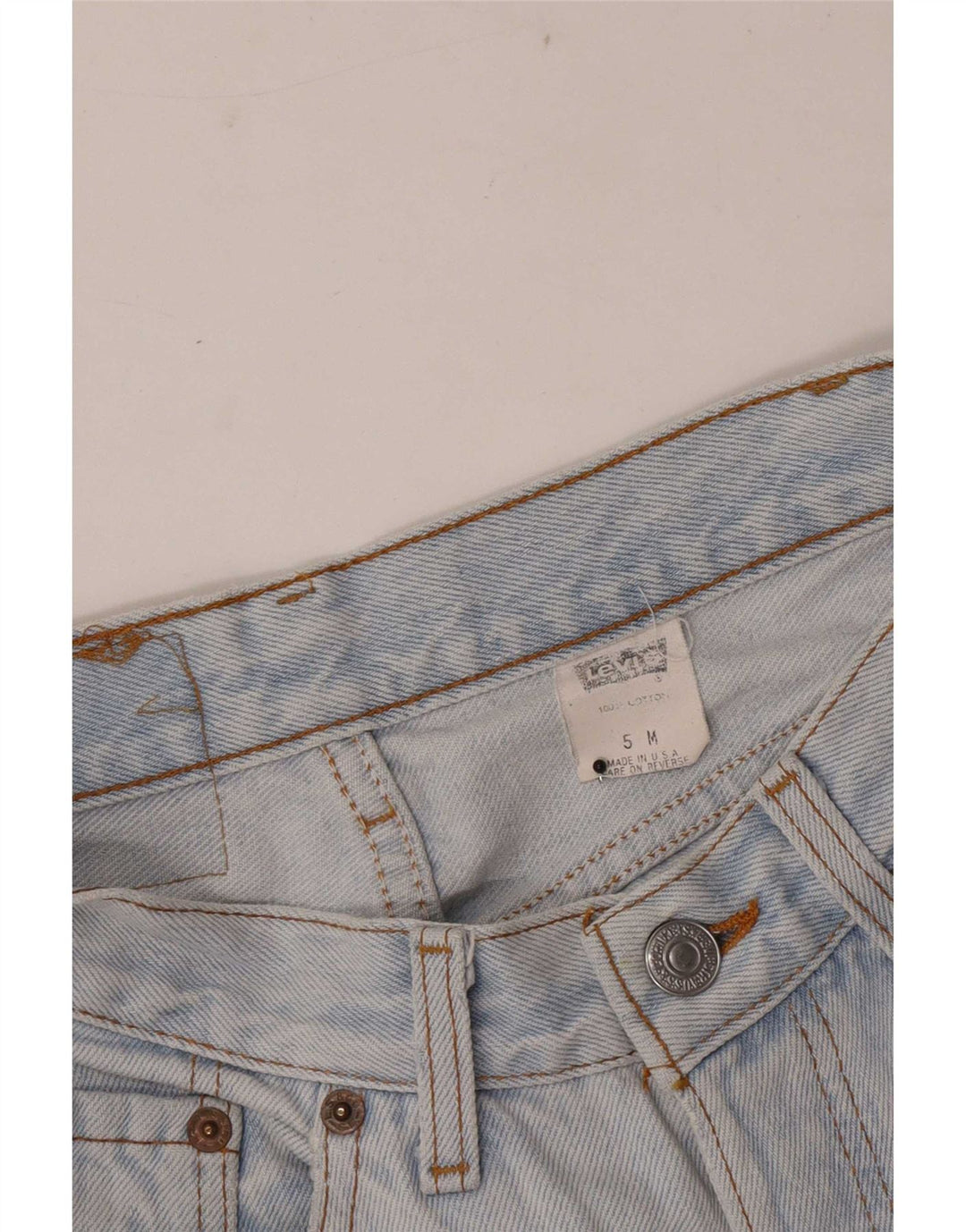 Blugi conici pentru femei Levi's US 5 Small W28 L29 Bumbac albastru
