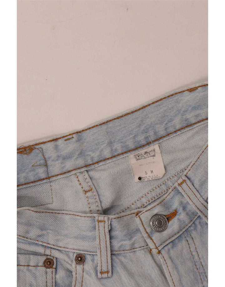 Blugi conici pentru femei Levi's US 5 Small W28 L29 Bumbac albastru