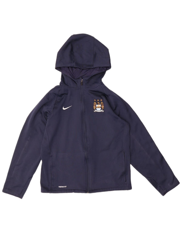 Pulover Nike pentru băieți, cu fermoar, 13-14 ani, XL, bleumarin, poliester