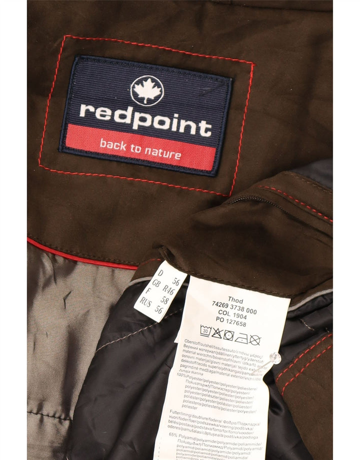 Jachetă parka cu glugă pentru bărbați Redpoint UK 46 3XL Maro Poliester