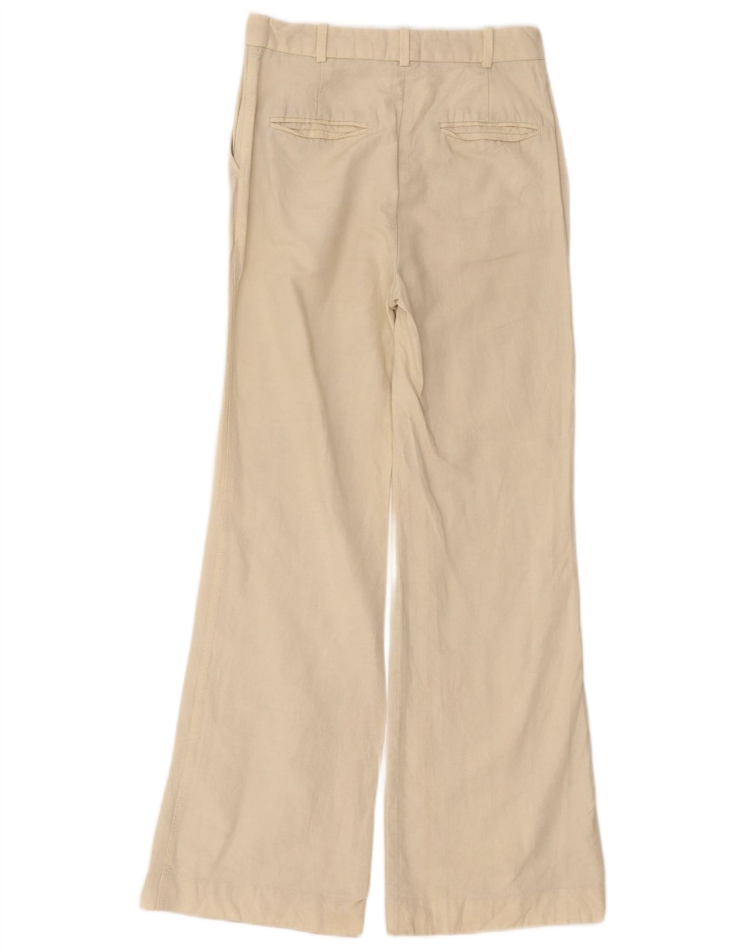 Pantaloni chino Bootcut pentru femei Zara XS W24 L30 Bej