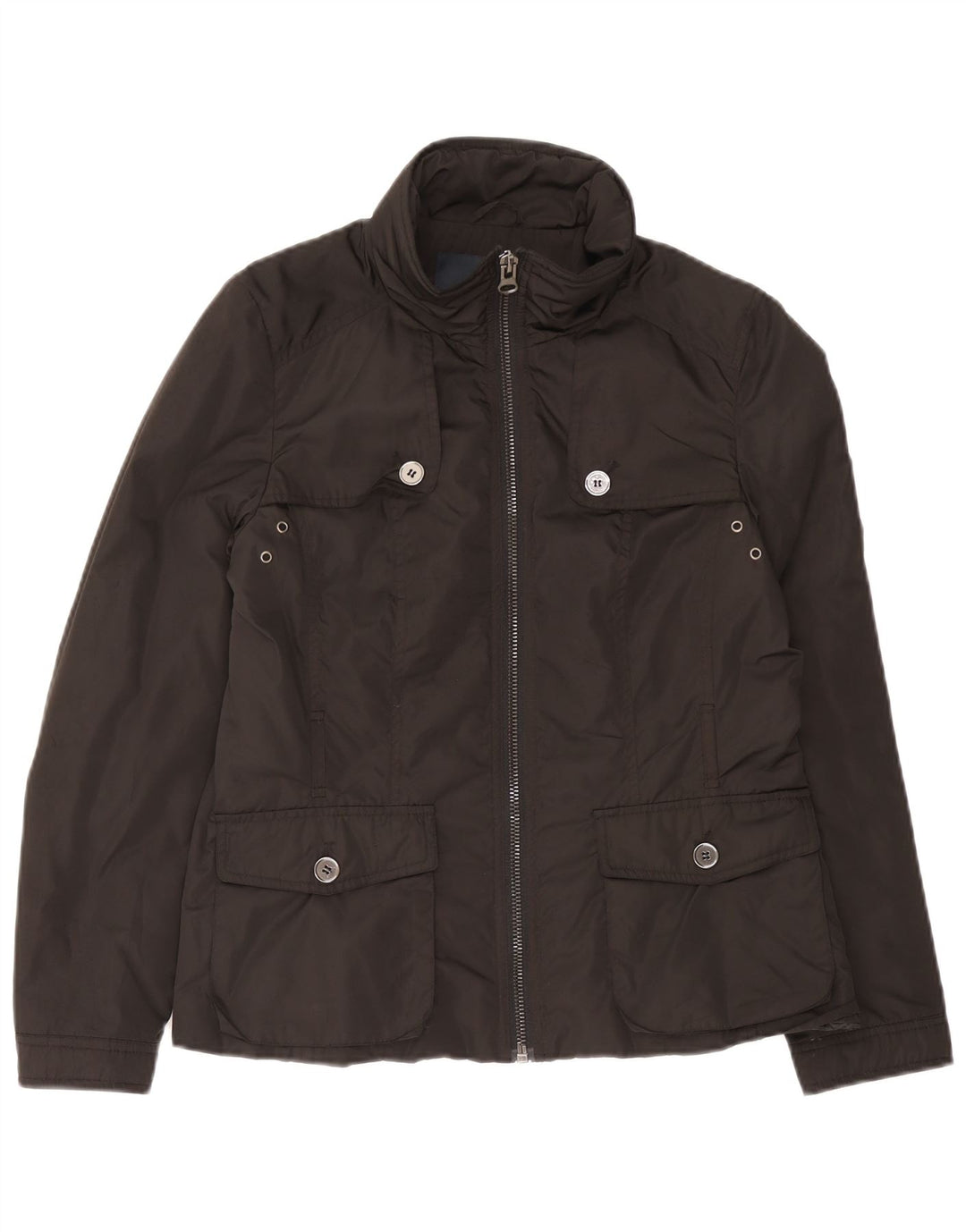 Jachetă Utilitară pentru Femei Zara UK 16 Mare Poliester Negru