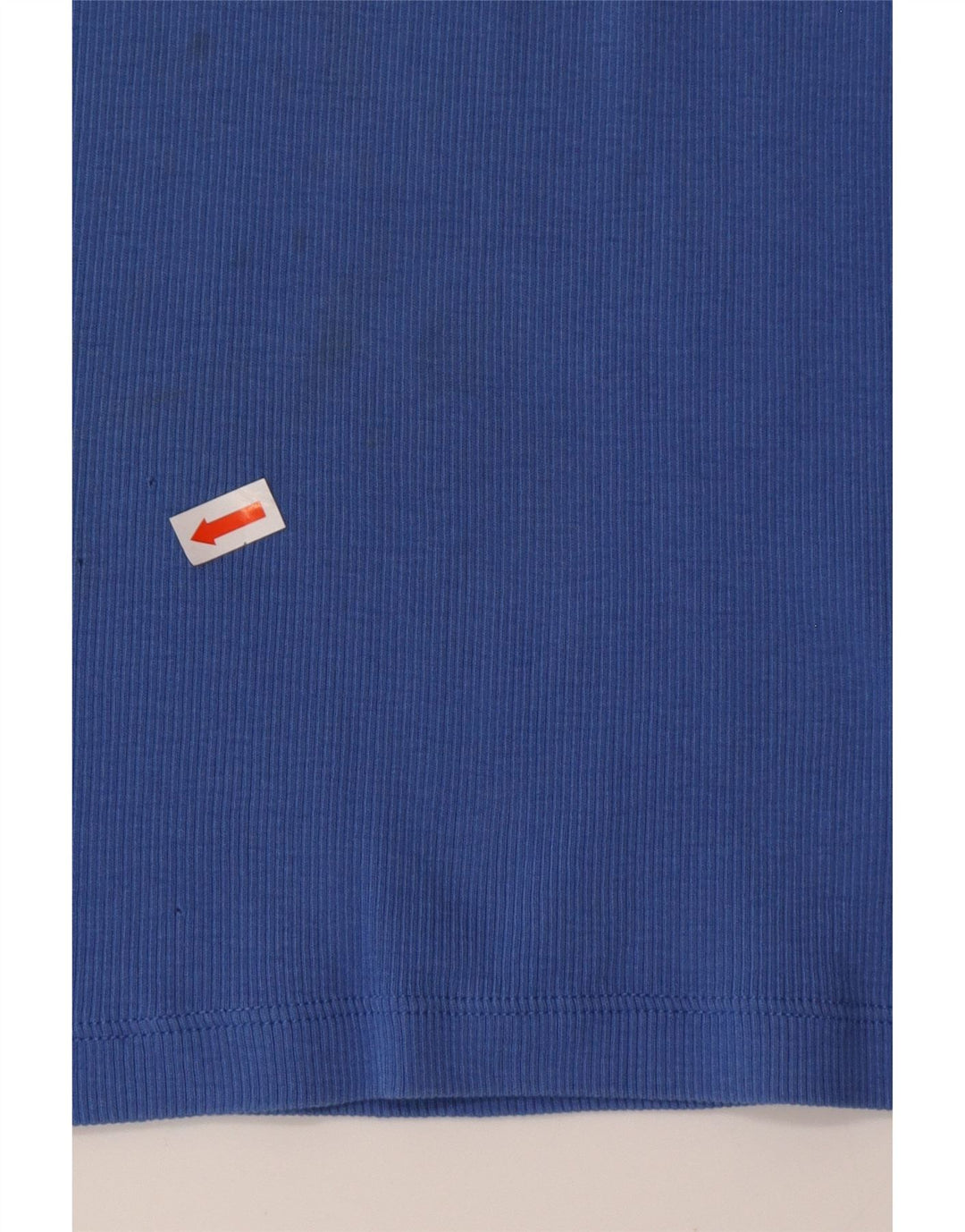 Top pentru femei RALPH LAUREN cu mâneci 3/4 UK 12, bumbac albastru mediu