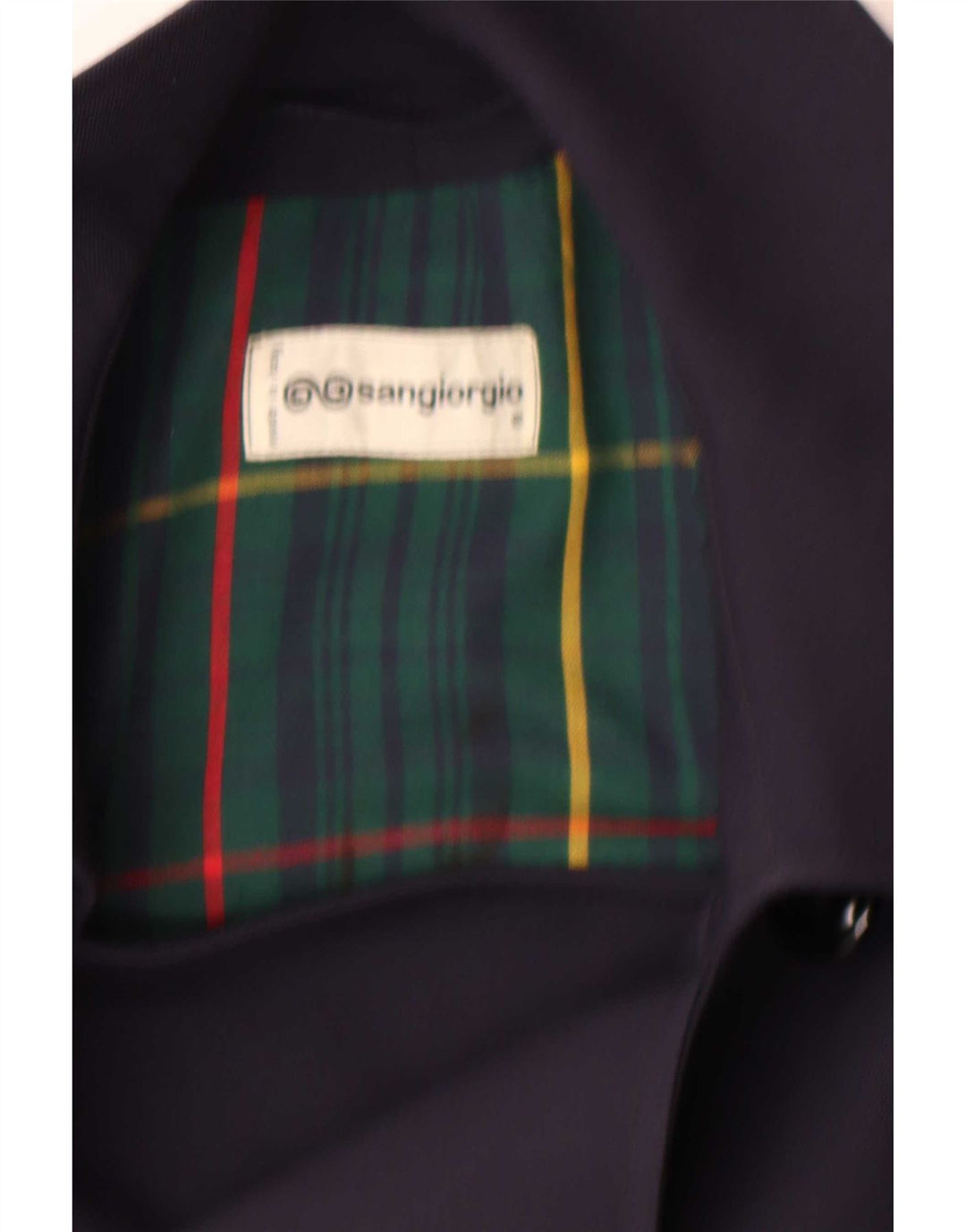 Trench pentru bărbați Sangiorgio UK 38 Medium Bleumarin