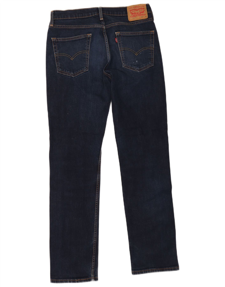 Blugi drepti pentru bărbați Levi's 514 W32 L34 Bumbac bleumarin