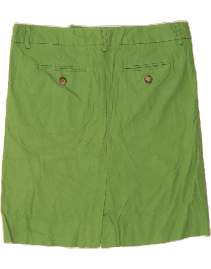 MOSSIMO Womens Stretch Straight Skirt US 8 Medium W34  Green Cotton Vintage Mossimo and Second-Hand Mossimo from Messina Hembry 