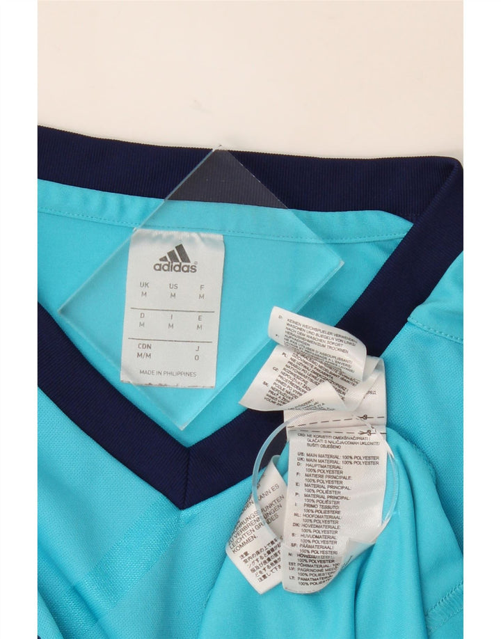 ADIDAS Mens Climalite Top Long Sleeve Medium Blue Polyester Vintage Adidas and Second-Hand Adidas from Messina Hembry 