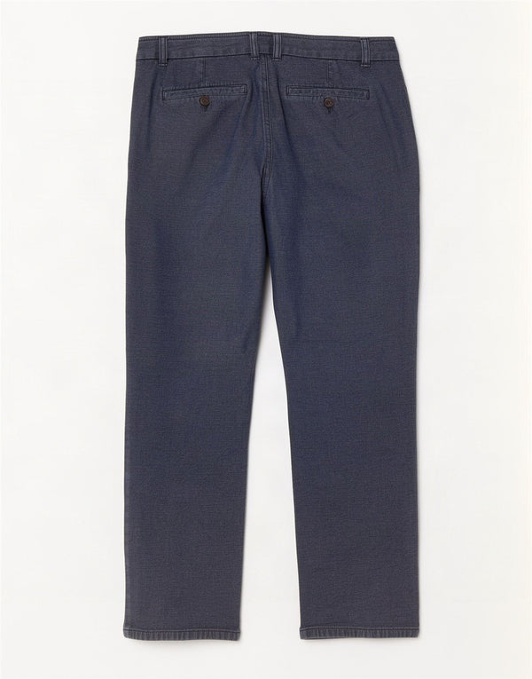 Pantaloni chino drepți Boden pentru femei UK 14 mare L34 L27 bumbac bleumarin