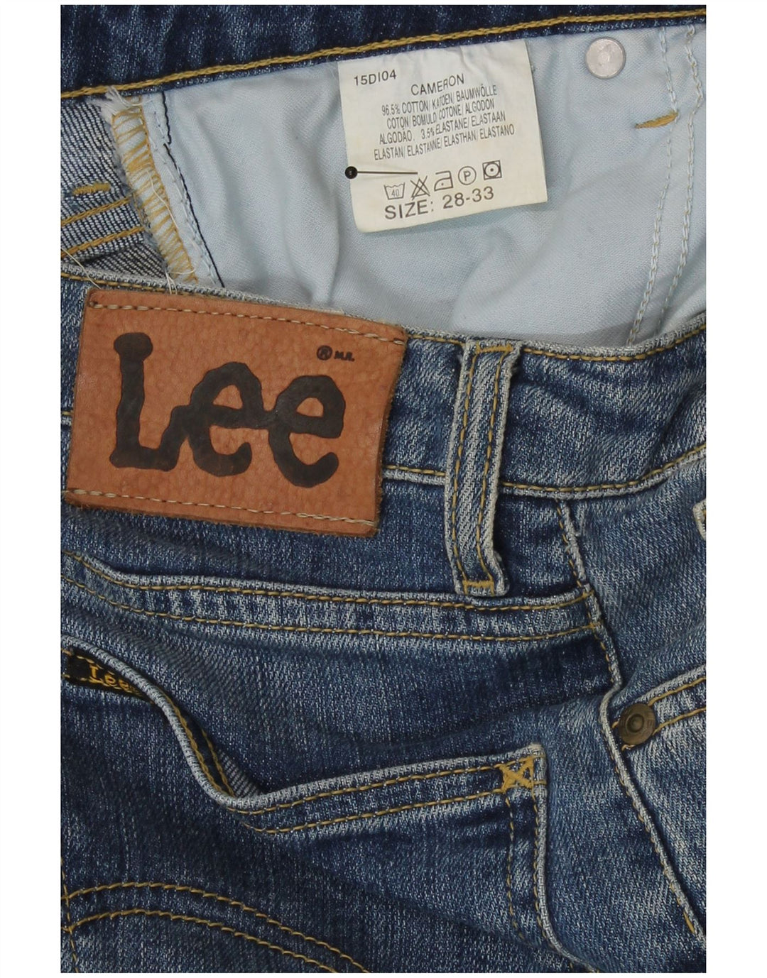 Blugi Lee Cameron Bootcut pentru femei W28 L33 Bumbac albastru