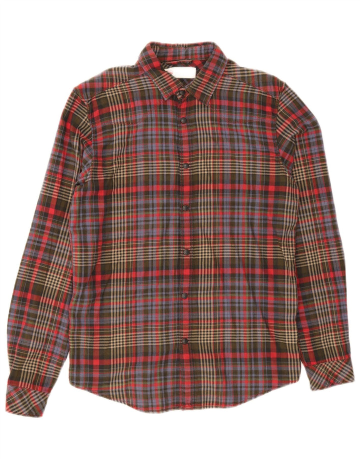 Cămașă de flanel pentru bărbați Levi's, cu ajustare standard, din bumbac cu carouri multicolore