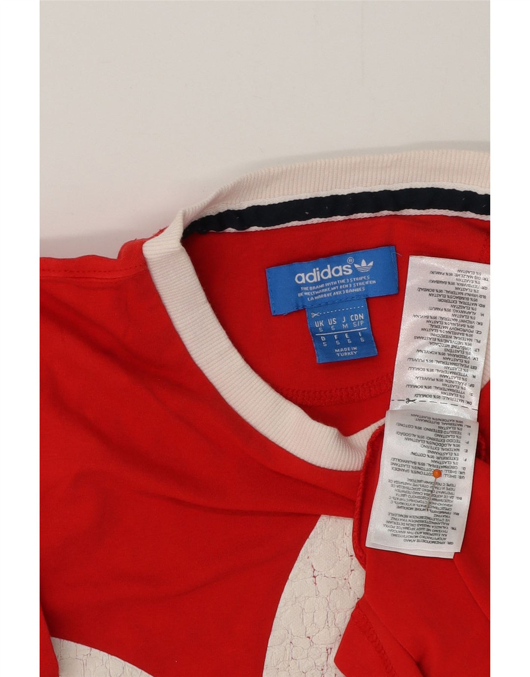 Tricou grafic ADIDAS pentru bărbați Top mic bumbac roșu