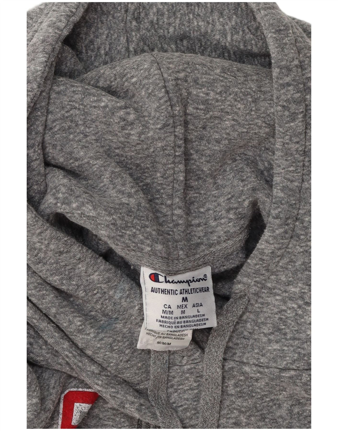 CHAMPION Mens Ohio State Buckeyes Hoodie Jumper Medium Grey Flecked