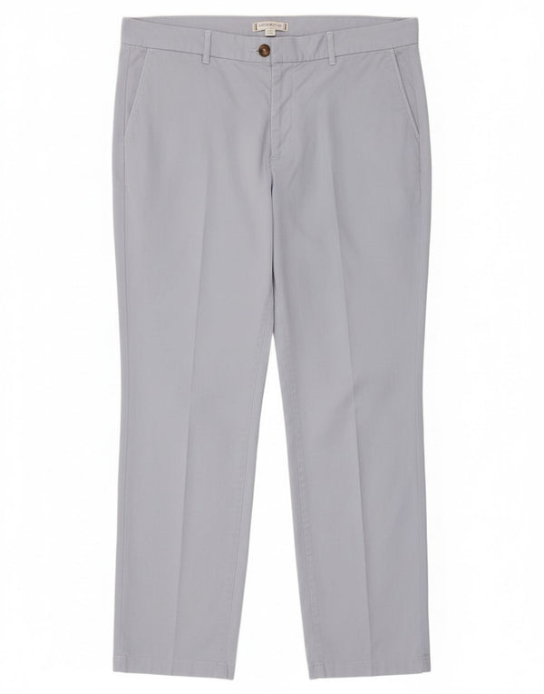Pantaloni chino subțiri pentru femei cu talie înaltă Tommy Hilfiger UK 18 XL W40 L28 Albastru