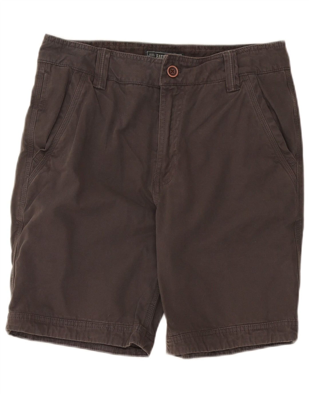 Pantaloni scurți chino pentru bărbați Fat Face W30, bumbac gri mediu