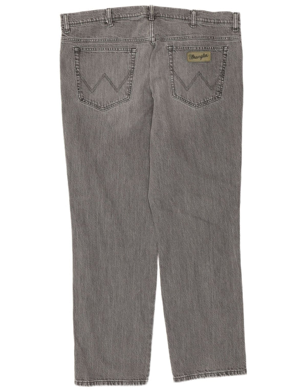 WRANGLER Jeans drepte pentru bărbați Texas W42 L32 bumbac gri