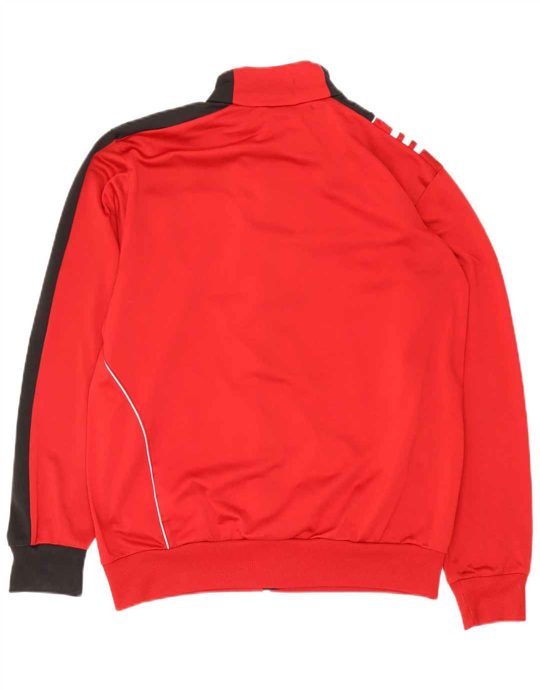 Jachetă de trening Adidas pentru bărbați Marea Britanie 38/40 Poliester Colorblock Roșu Mediu