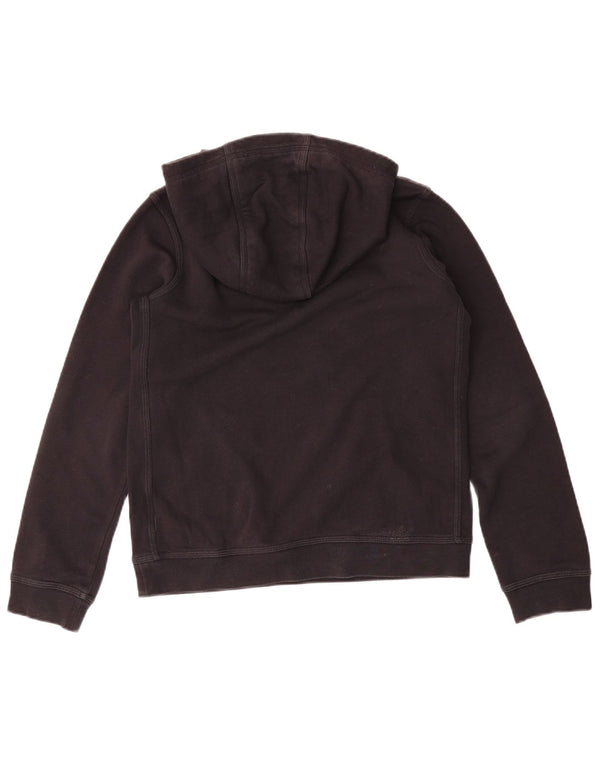 Nike Boys Hoodie Jumper 12-13 Years Large Black Cotton