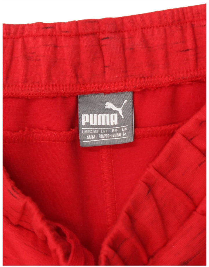 Pantaloni scurți sport Puma pentru bărbați, roșu mediu, blocuri de culoare