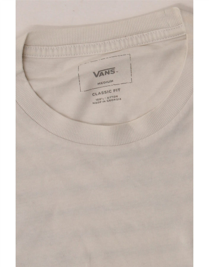 Tricou grafic Vans Classic Fit Top Bumbac alb mediu
