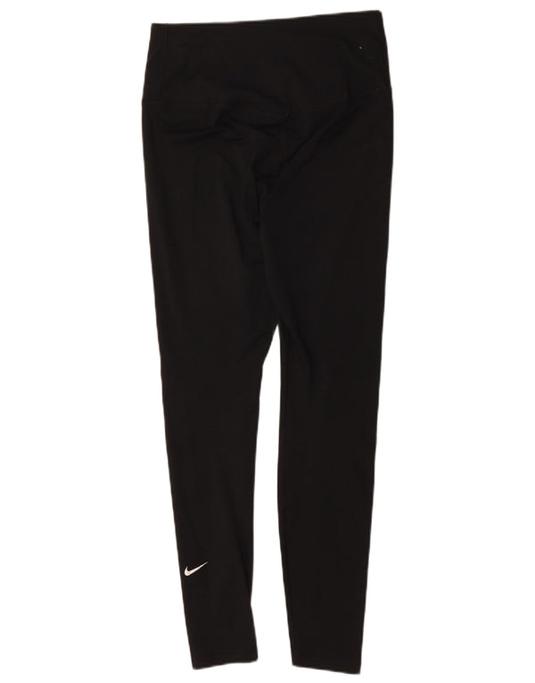Leggings pentru femei Nike UK 12 Poliester mediu negru