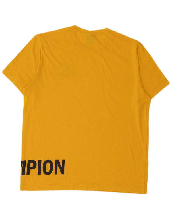 Tricou grafic Champion pentru bărbați Top mare galben