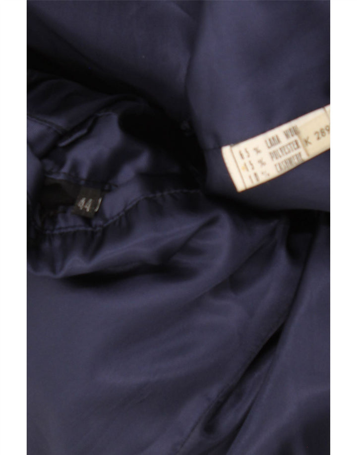 Pardesiu pentru bărbați VINTAGE UK 44 2XL Lână bleumarin