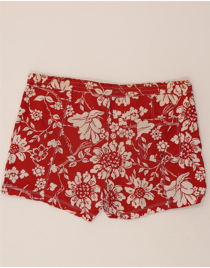 Pantaloni scurți de înot North Sails pentru bărbați, mari, roșii, din poliamidă florală