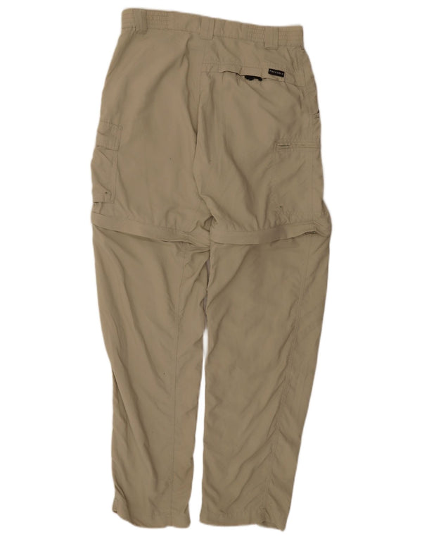 COLUMBIA Pantaloni cargo drepti pentru femei Mici W27 L30 Bej Nylon