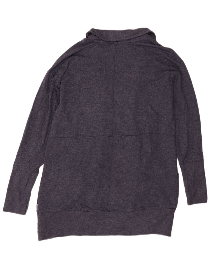 Pulover cardigan deschis pentru femei EDDIE BAUER UK 14 Medium Bleumarin