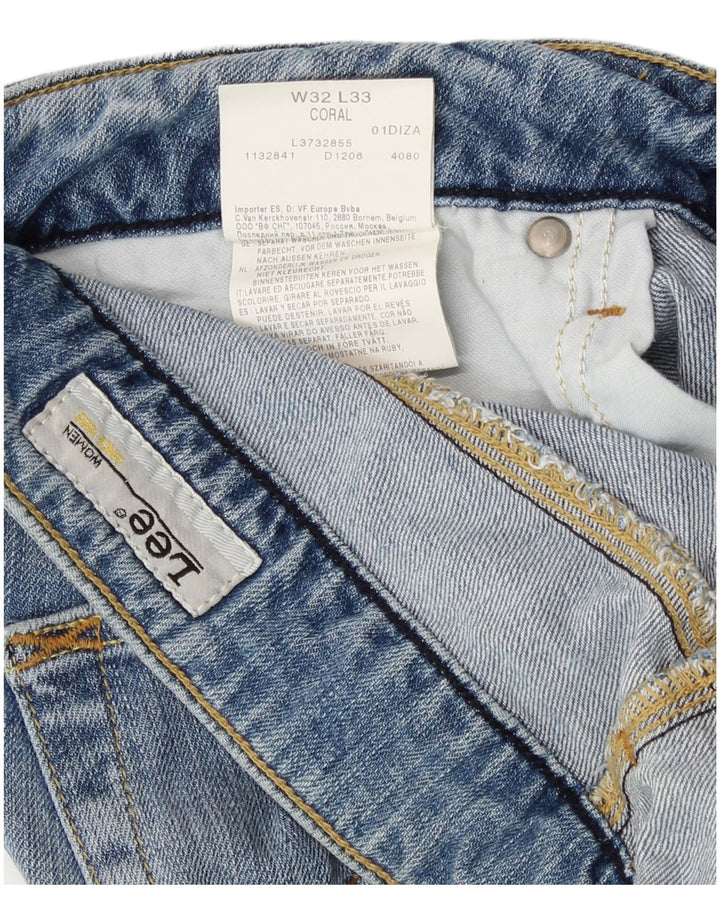 Blugi Lee Coral Bootcut W32 L29 Bumbac albastru