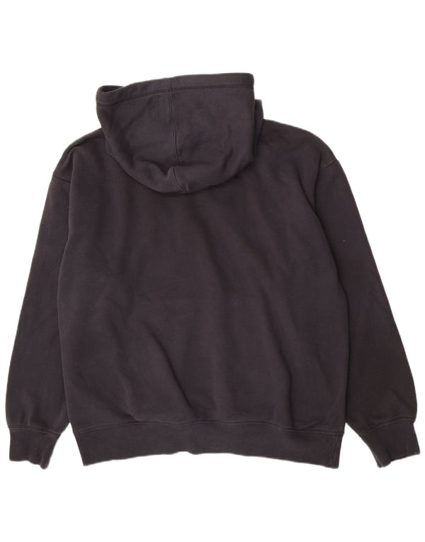 Pulover cu capota cu grafic Champion pentru femei UK 18 XL, bumbac negru