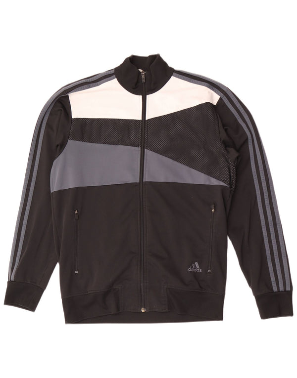 Jachetă de trening pentru bărbați Adidas UK 40/42 Medium Black Colorblock