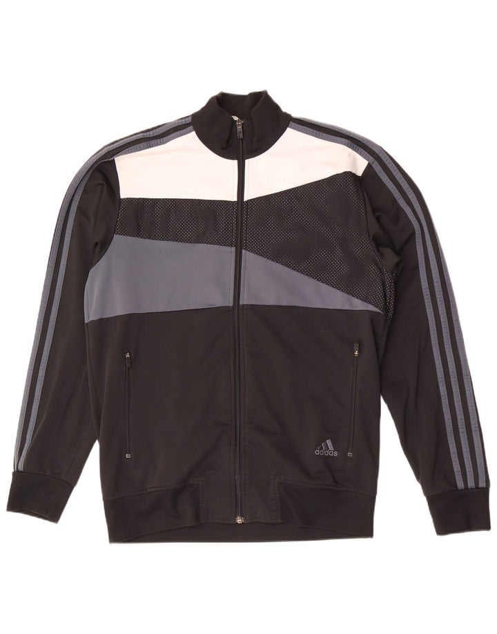Jachetă de trening pentru bărbați Adidas UK 40/42 Medium Black Colorblock