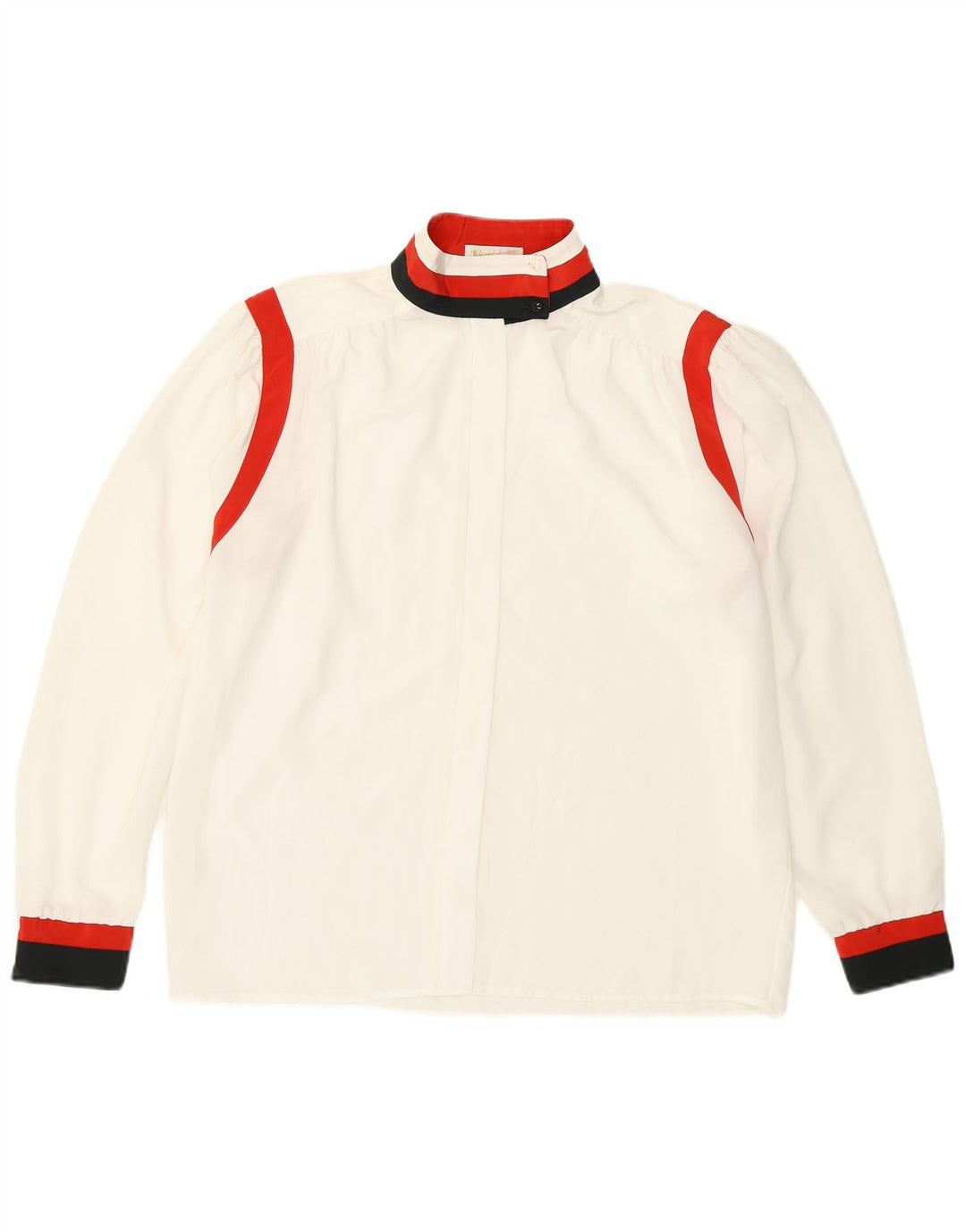 Bluză cămașă pentru femei Mona UK 14, mare, alb, din poliester