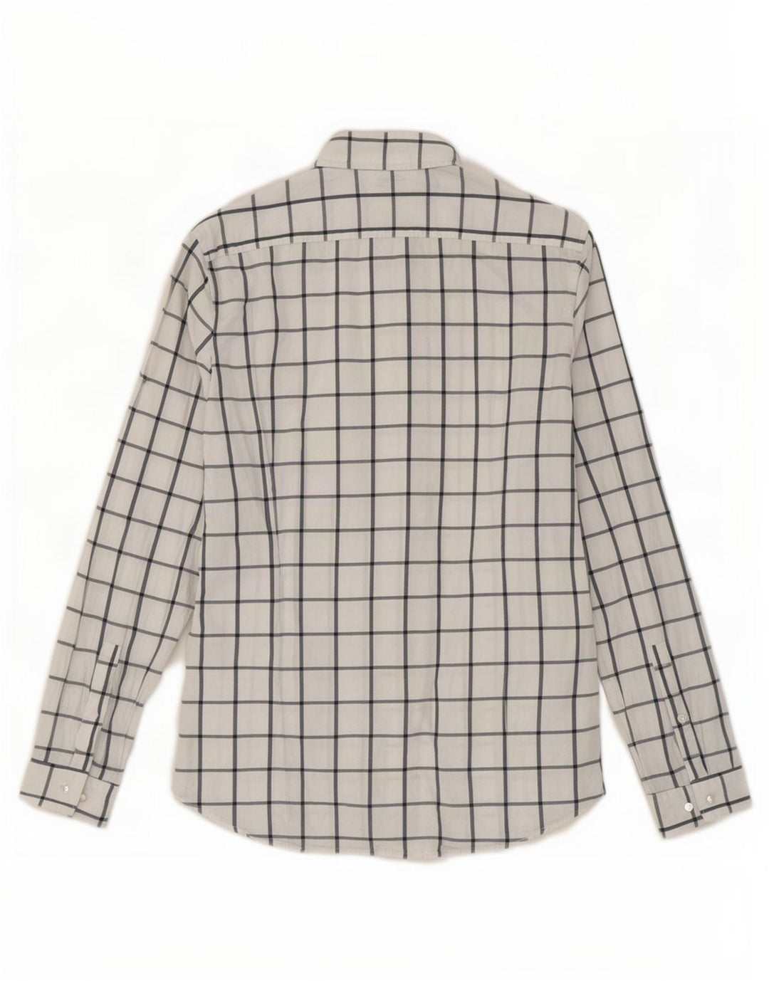 Cămașă Slim Fit Michael Kors pentru bărbați, carouri albe medii