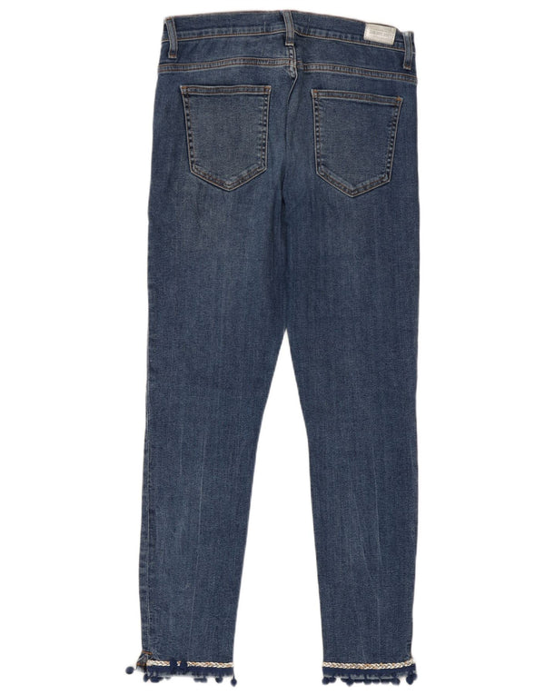Blugi slim dama Zara EU 38 Mici L28 L27 Bumbac albastru