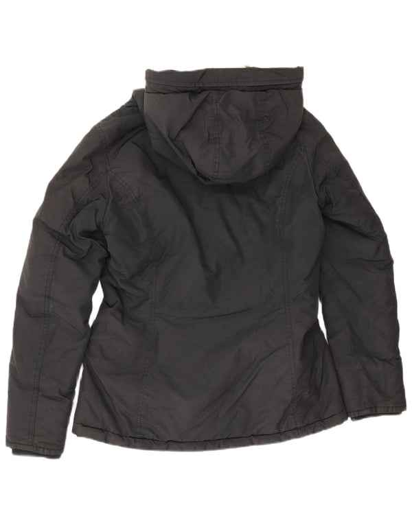 Jachetă Windbreaker pentru femei cu glugă Woolrich UK 10 Small Black