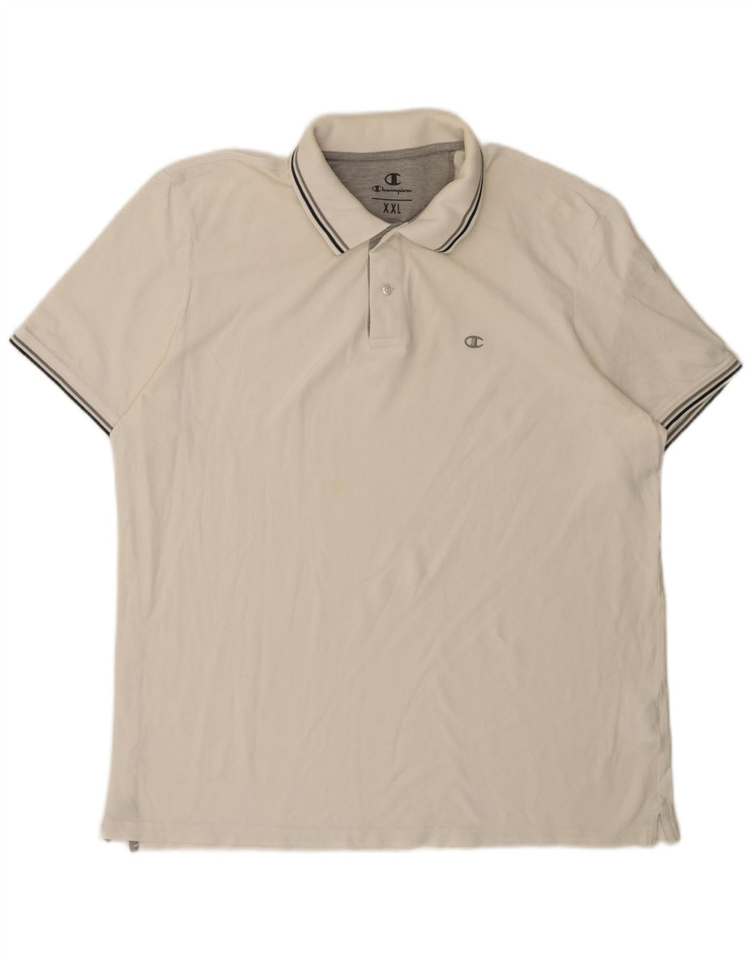 Tricou polo pentru bărbați Champion 2XL din bumbac alb