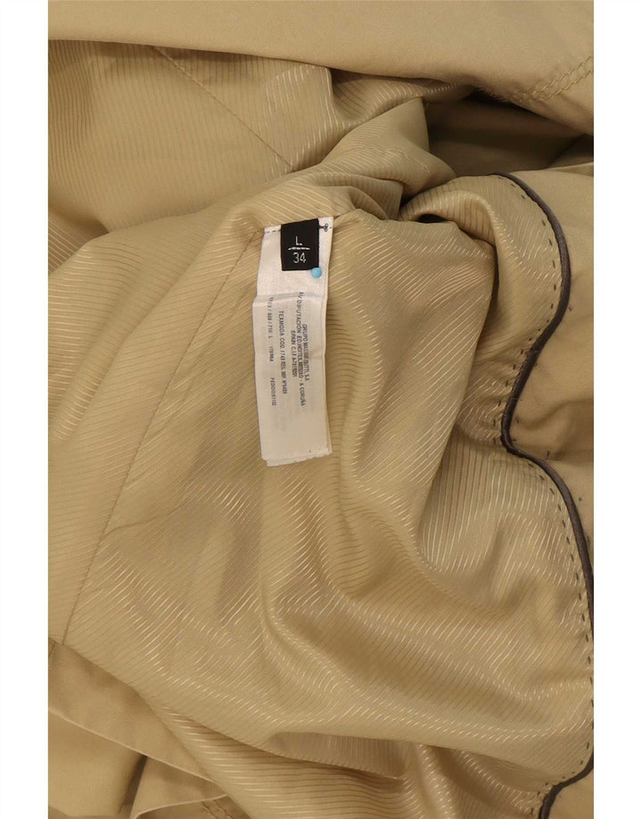 Trenci pentru femei Massimo Dutti UK 14 mare, bej, bumbac