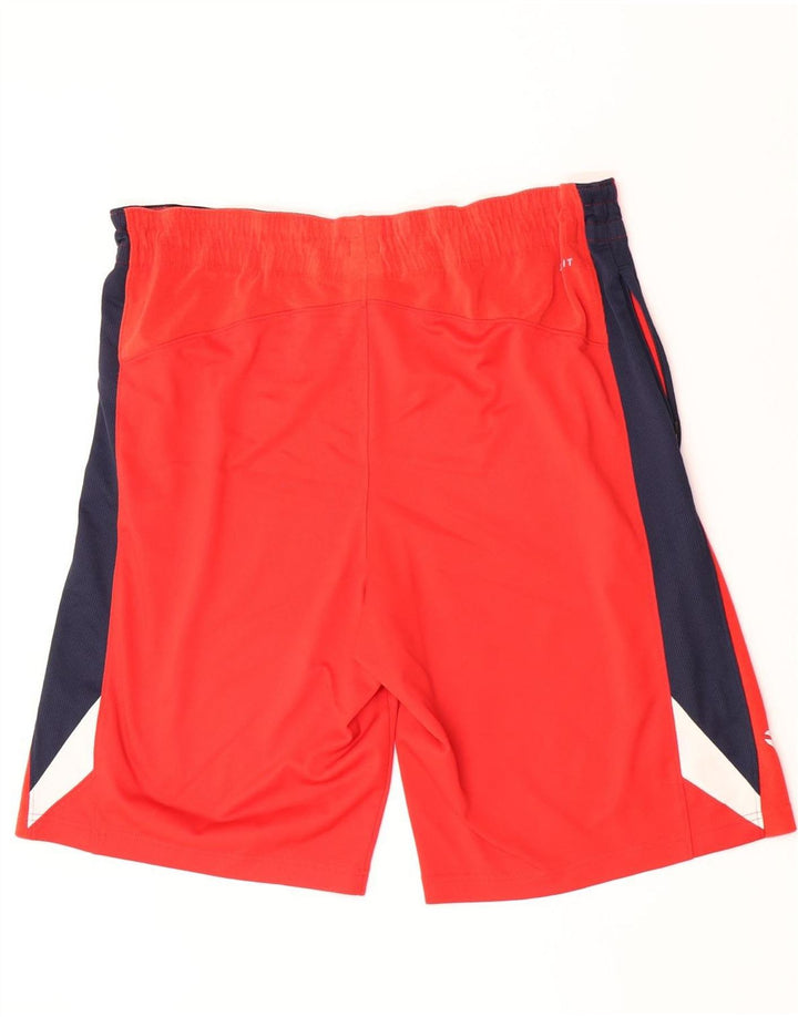Pantaloni scurți sport Nike Dri Fit pentru bărbați, mari, roșii, din poliester